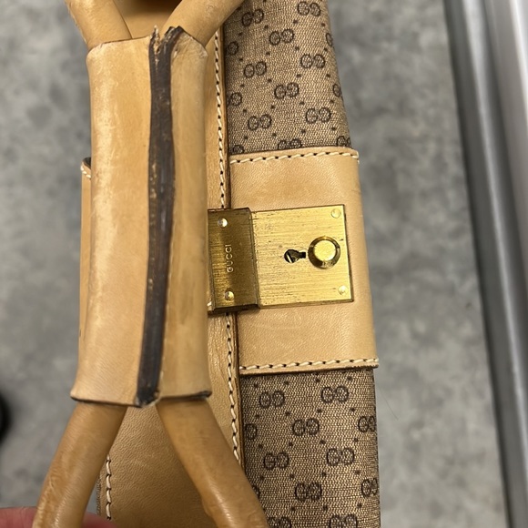 Large Vintage Gucci Suitcase Travel Bag - Picture 2 of 7